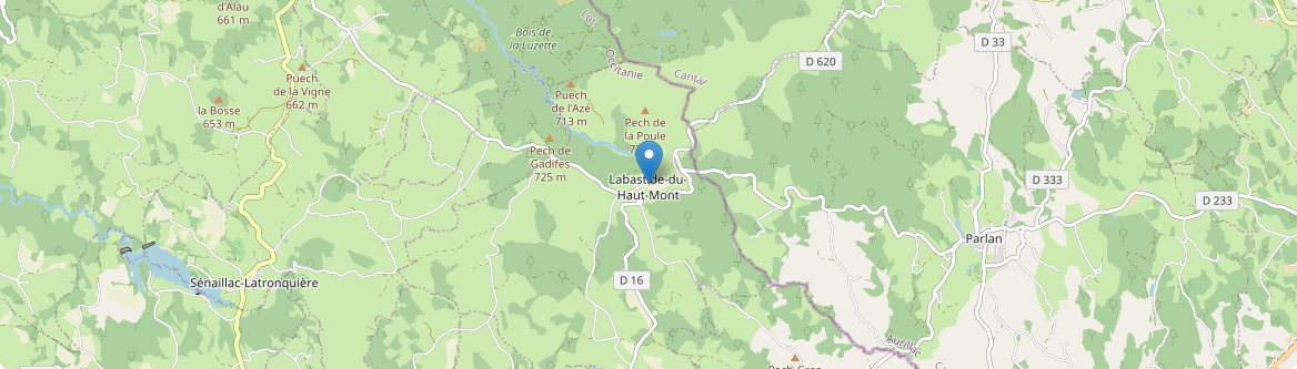 Labastide-du-Haut-Mont - Carte