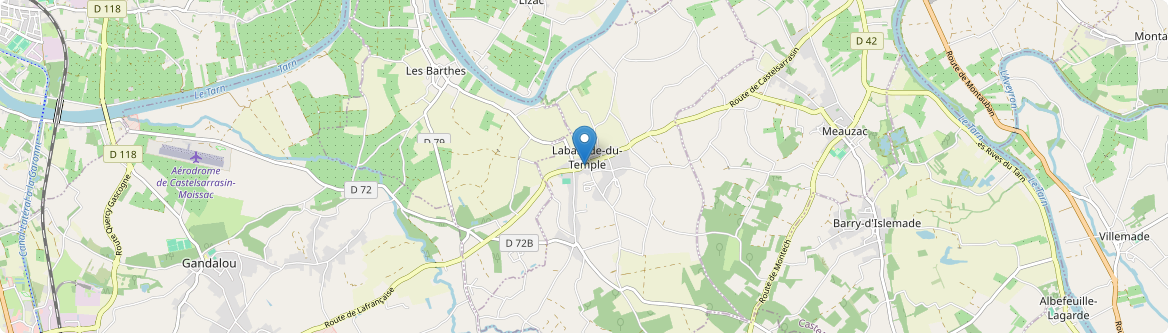 Labastide-du-Temple - Carte