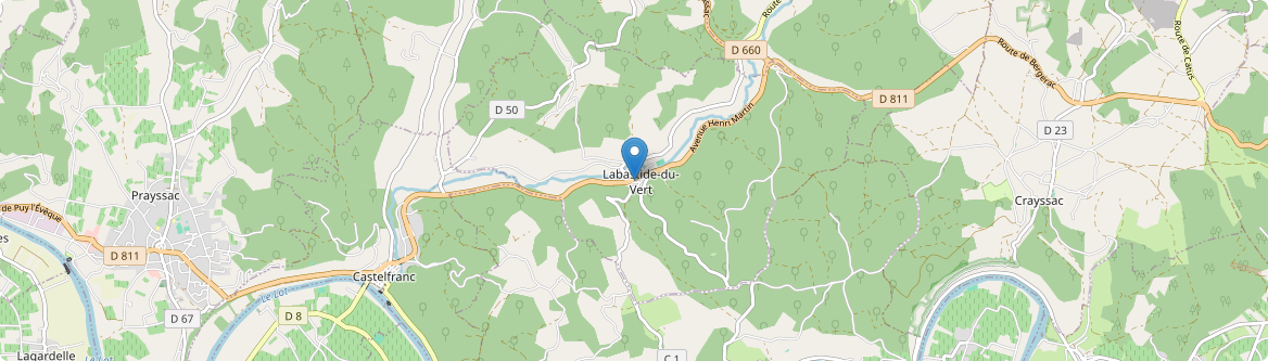 Labastide-du-Vert - Carte
