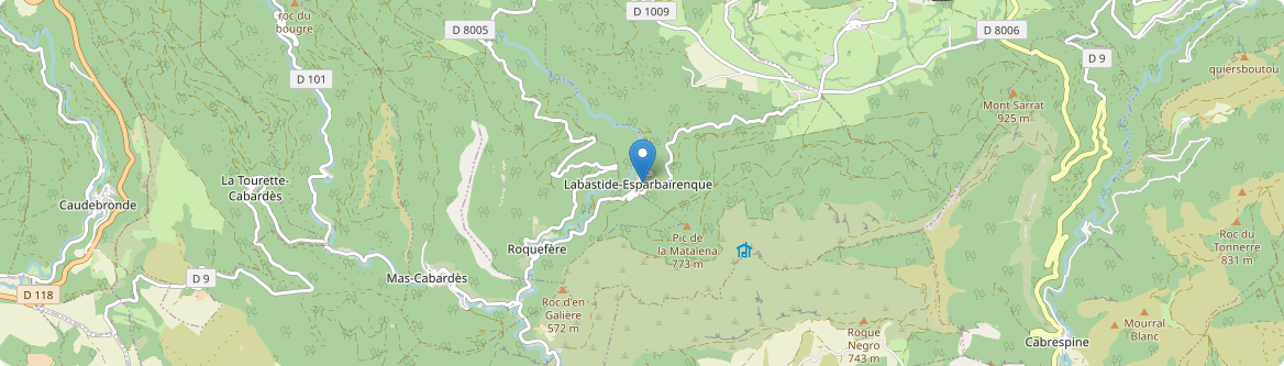 Labastide-Esparbairenque - Carte
