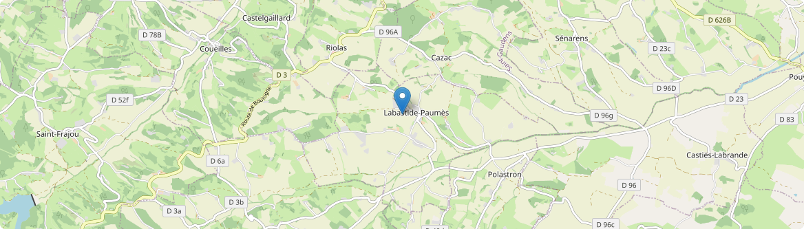 Labastide-Paumès - Carte