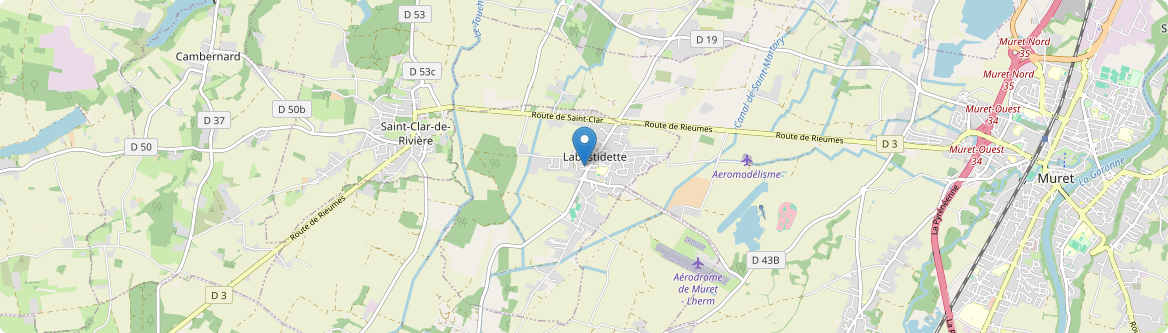 Labastidette - Carte