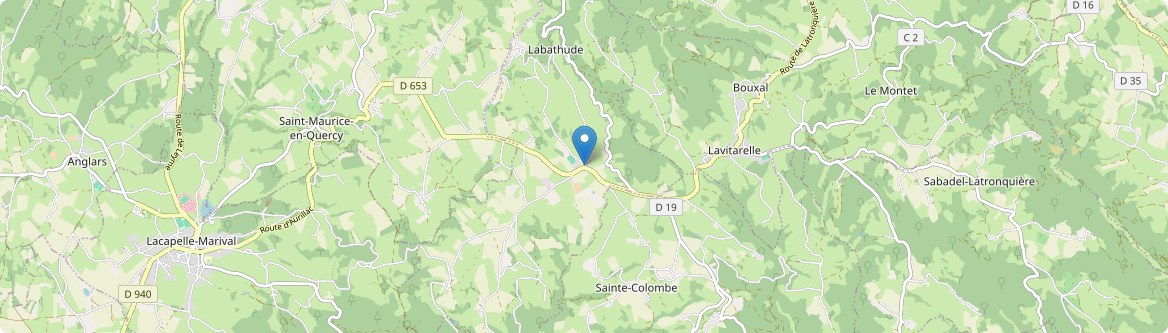 Labathude - Carte