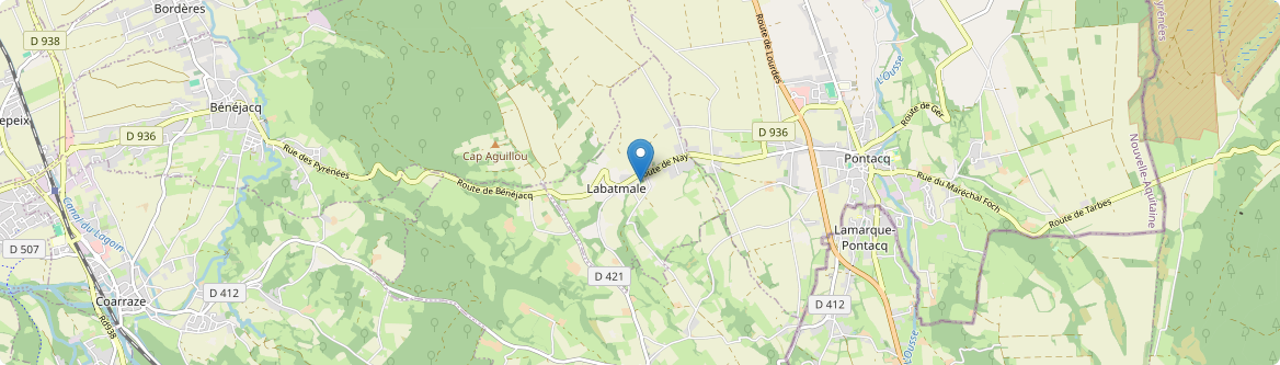 Labatmale - Carte