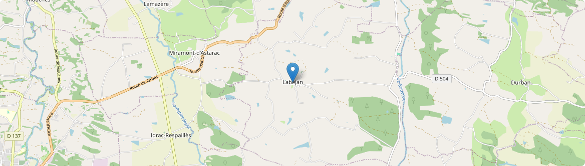 Labéjan - Carte