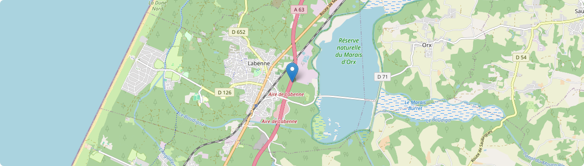 Labenne - Carte