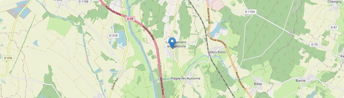 Labergement-lès-Auxonne - Carte