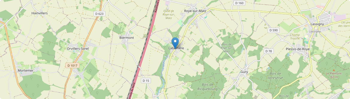 Laberlière - Carte