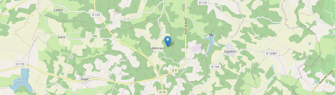 Labescau - Carte