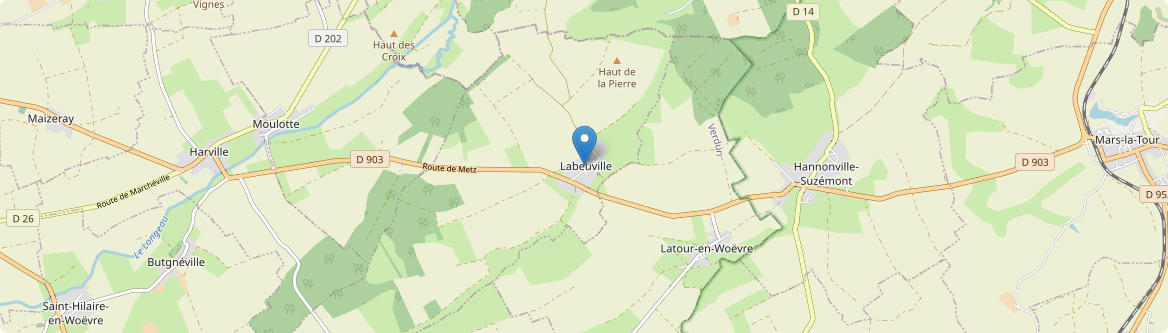 Labeuville - Carte