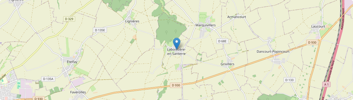 Laboissière-en-Santerre - Carte