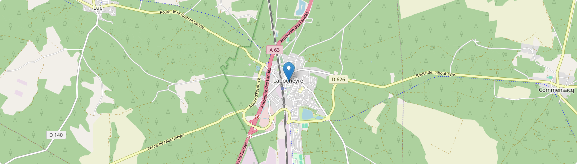 Labouheyre - Carte