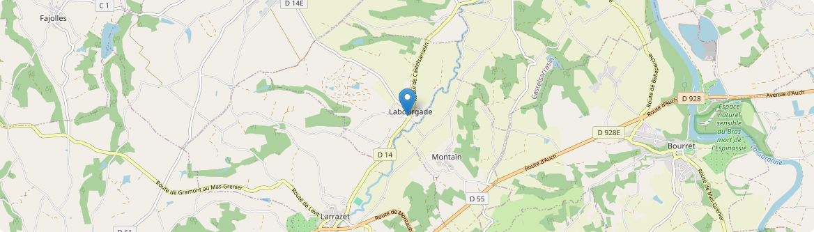 Labourgade - Carte