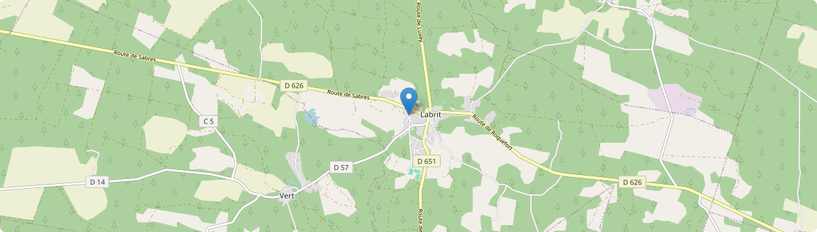 Labrit - Carte