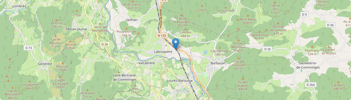 Labroquère - Carte