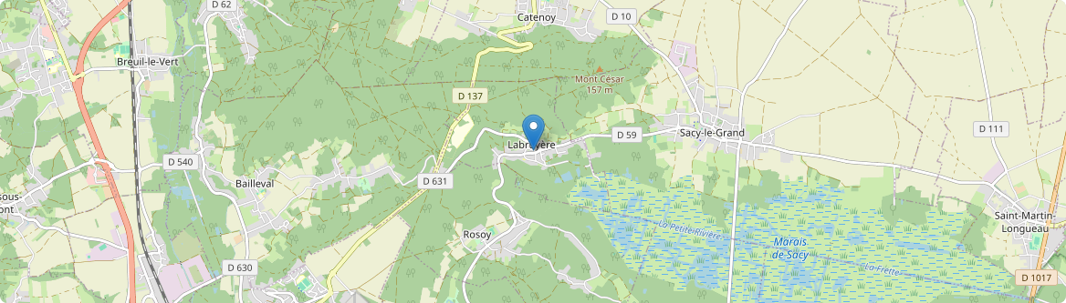 Labruyère - Carte