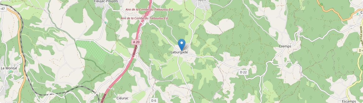 Laburgade - Carte