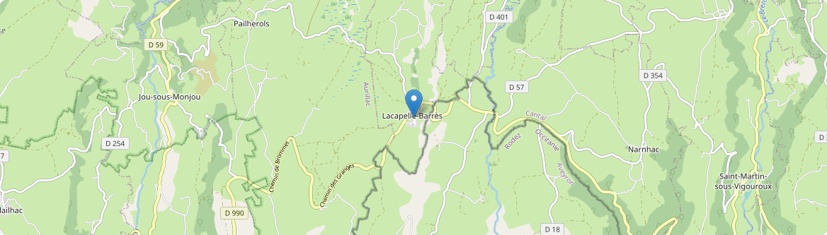 Lacapelle-Barrès - Carte
