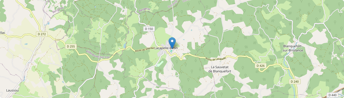Lacapelle-Biron - Carte