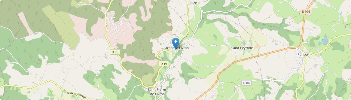 Lacapelle-Livron - Carte