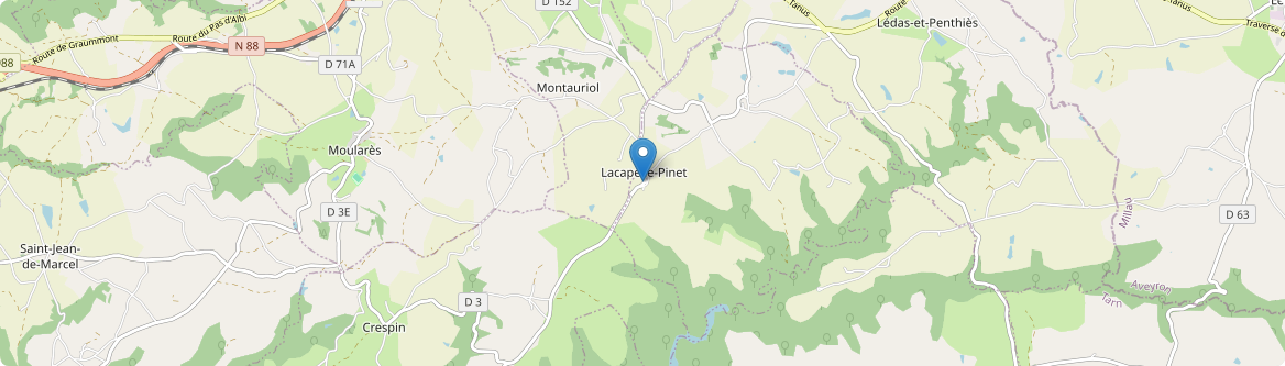 Lacapelle-Pinet - Carte
