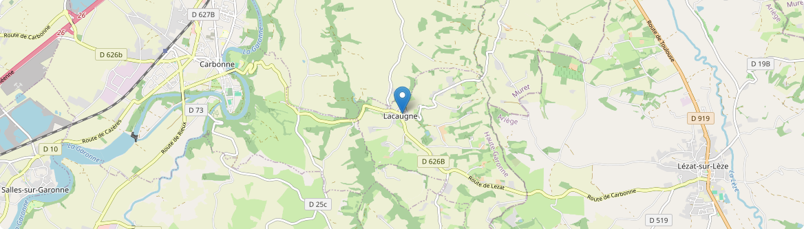Lacaugne - Carte