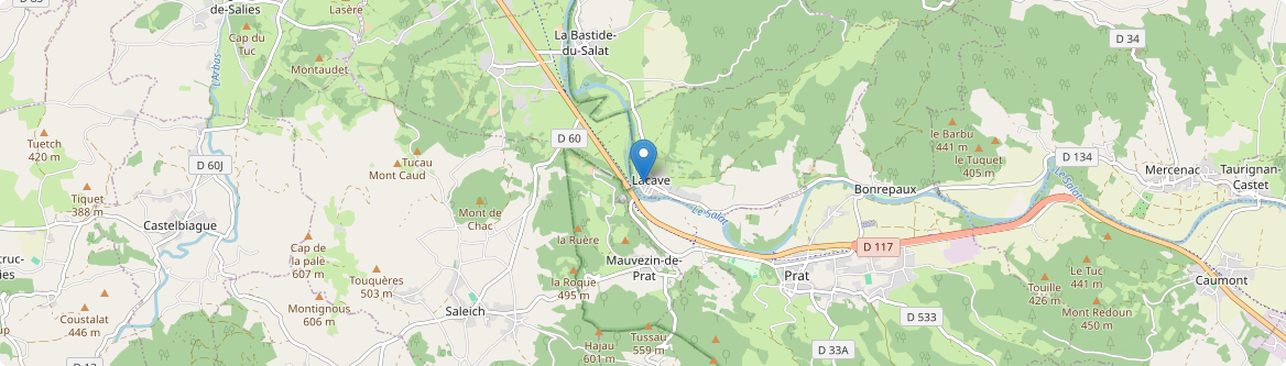 Lacave - Carte