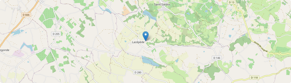 Lacépède - Carte
