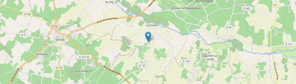 Lachaise - Carte