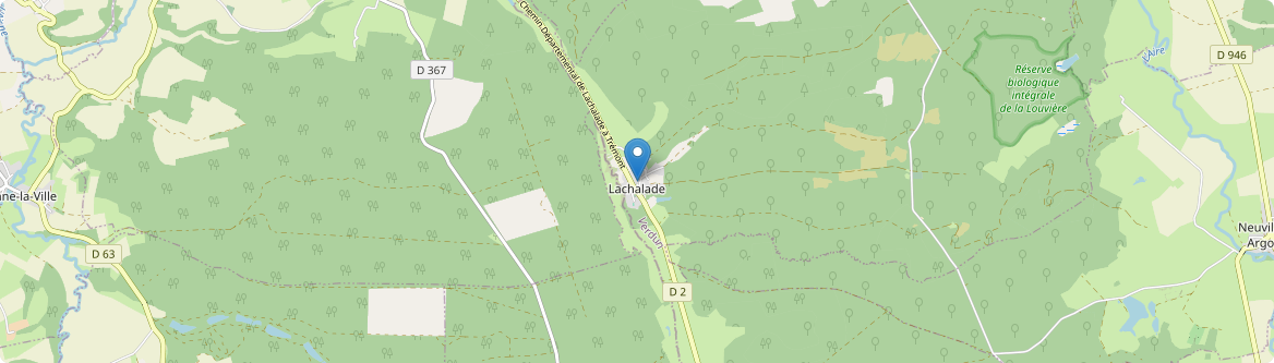 Lachalade - Carte