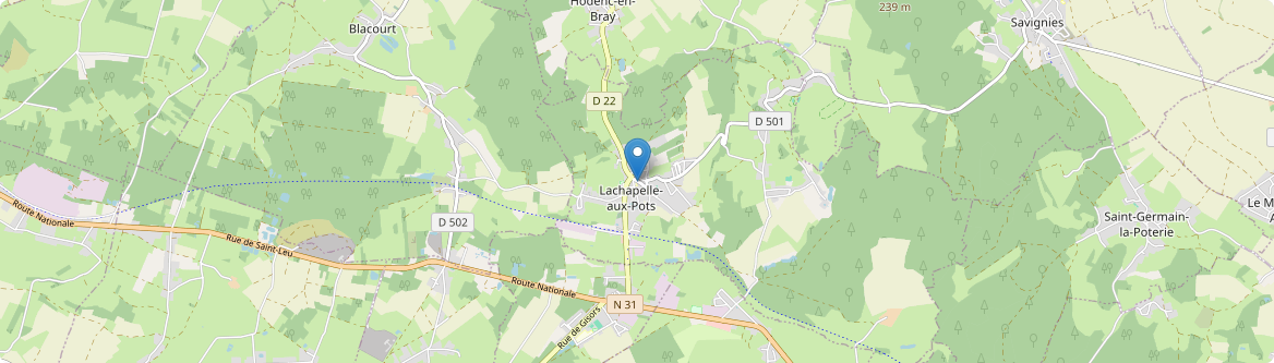 Lachapelle-aux-Pots - Carte