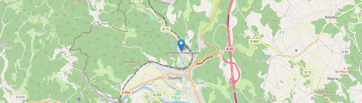Lachapelle-Auzac - Carte