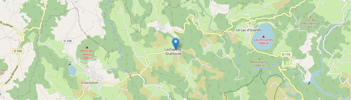 Lachapelle-Graillouse - Carte