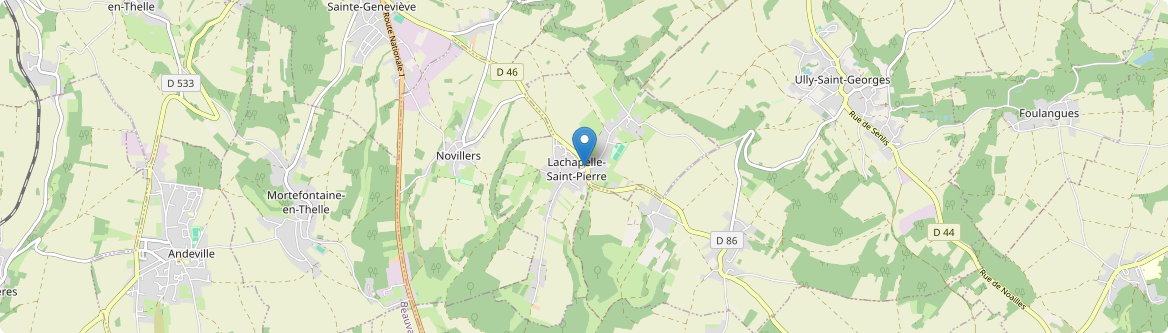 Lachapelle-Saint-Pierre - Carte