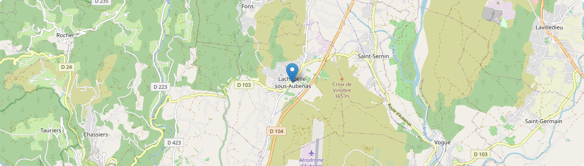 Lachapelle-sous-Aubenas - Carte