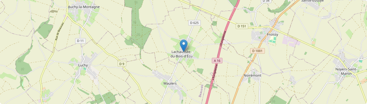 Lachaussée-du-Bois-d'Écu - Carte