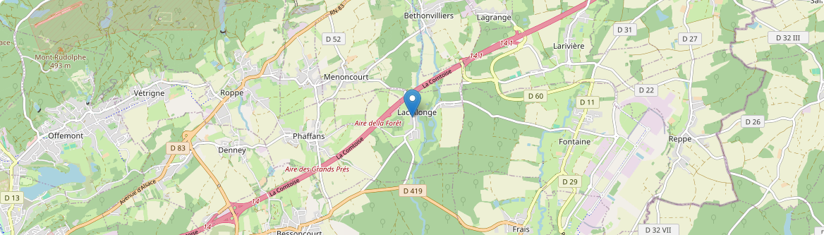 Lacollonge - Carte
