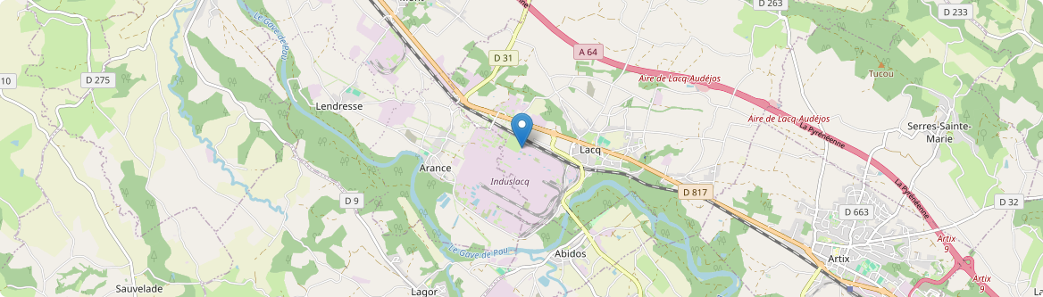 Lacq - Carte