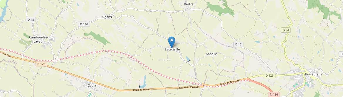 Lacroisille - Carte