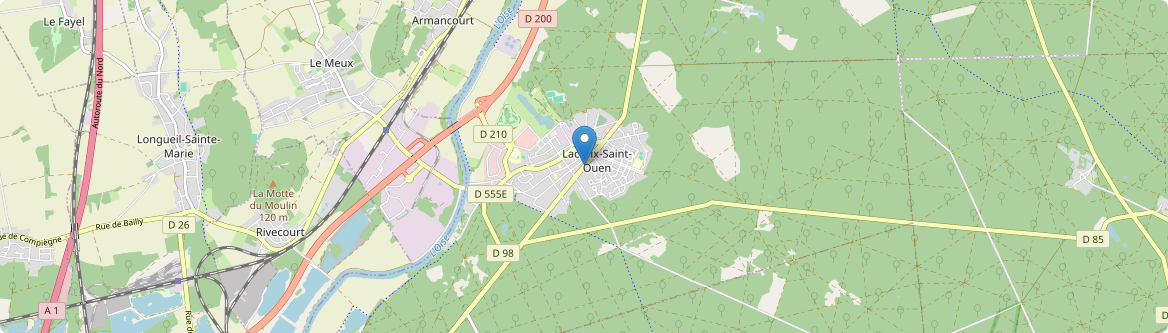 Lacroix-Saint-Ouen - Carte
