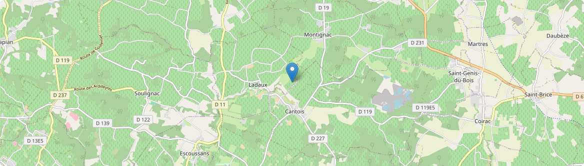 Ladaux - Carte