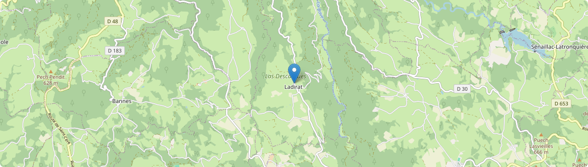 Ladirat - Carte