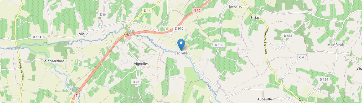 Ladiville - Carte
