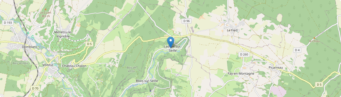 Ladoye-sur-Seille - Carte