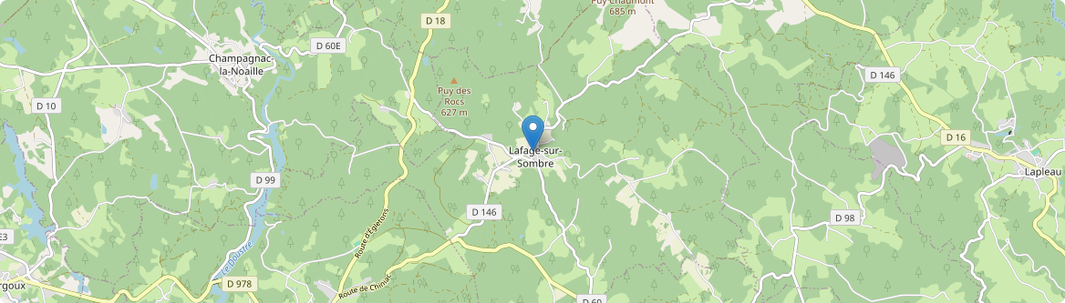 Lafage-sur-Sombre - Carte