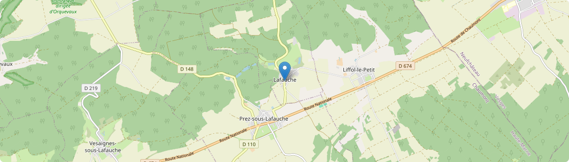 Lafauche - Carte