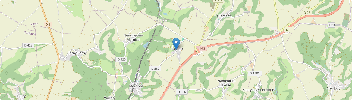 Laffaux - Carte