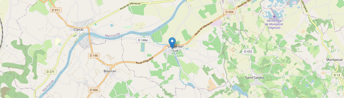 Lafitte-sur-Lot - Carte