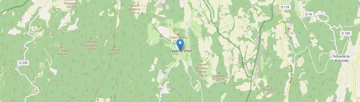 Lagarde-d'Apt - Carte