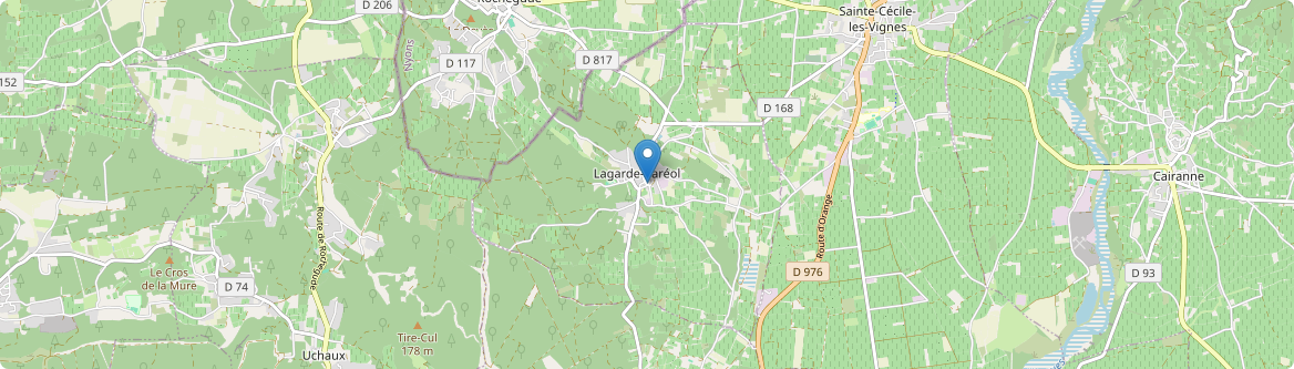 Lagarde-Paréol - Carte